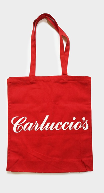 Cotton red tote bags