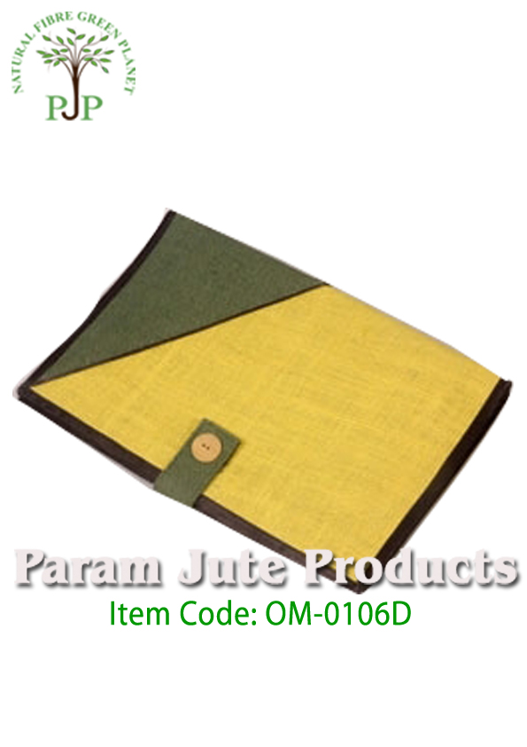 Jute File Folder