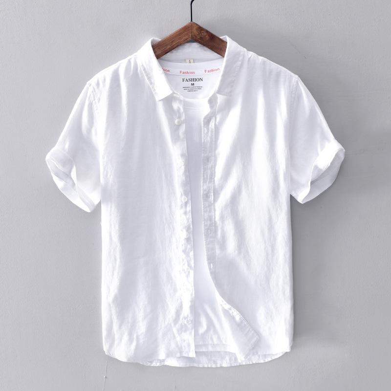 White Linen Shirt 1025